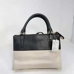 Coach | Bags | Coach Black And White Mini Borough Bag | Poshmark